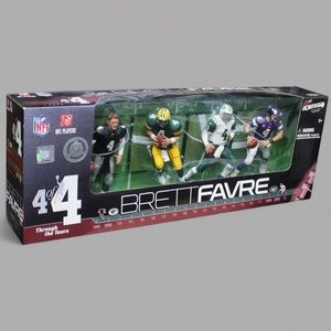 Brett Favre Through The Years Collectable Action Figures